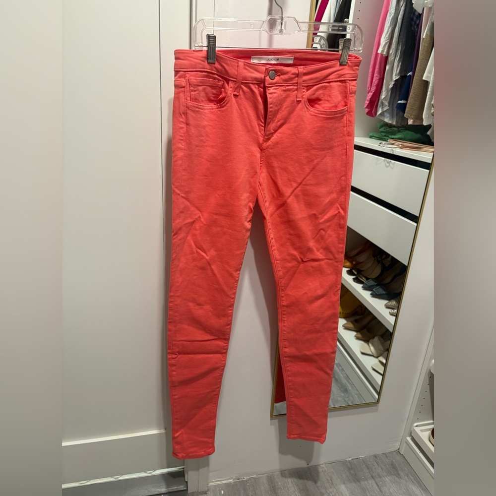 Joe's Jeans Vibrant Coral Denim